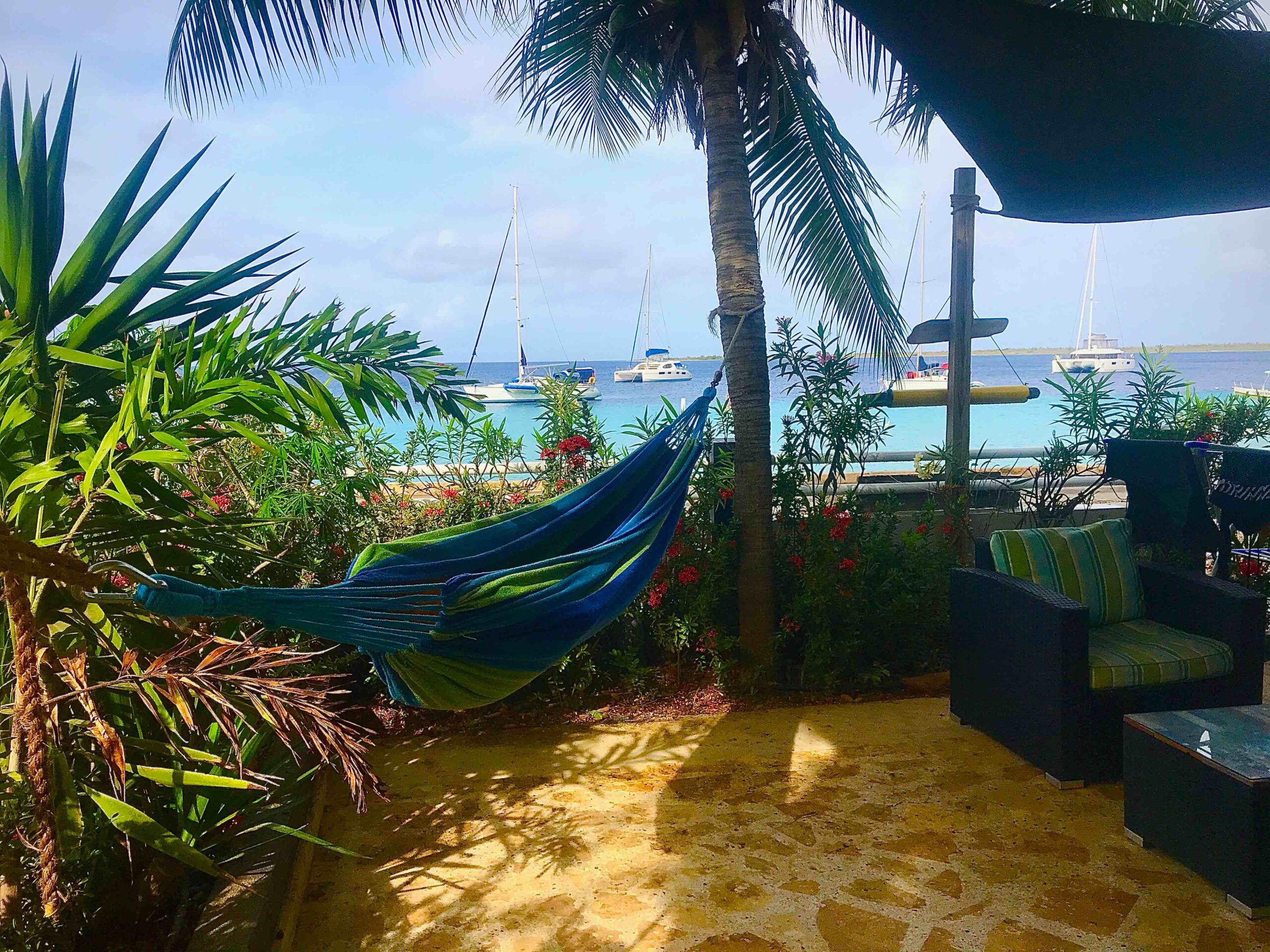 Private outdoor terrace Villa Trepanier