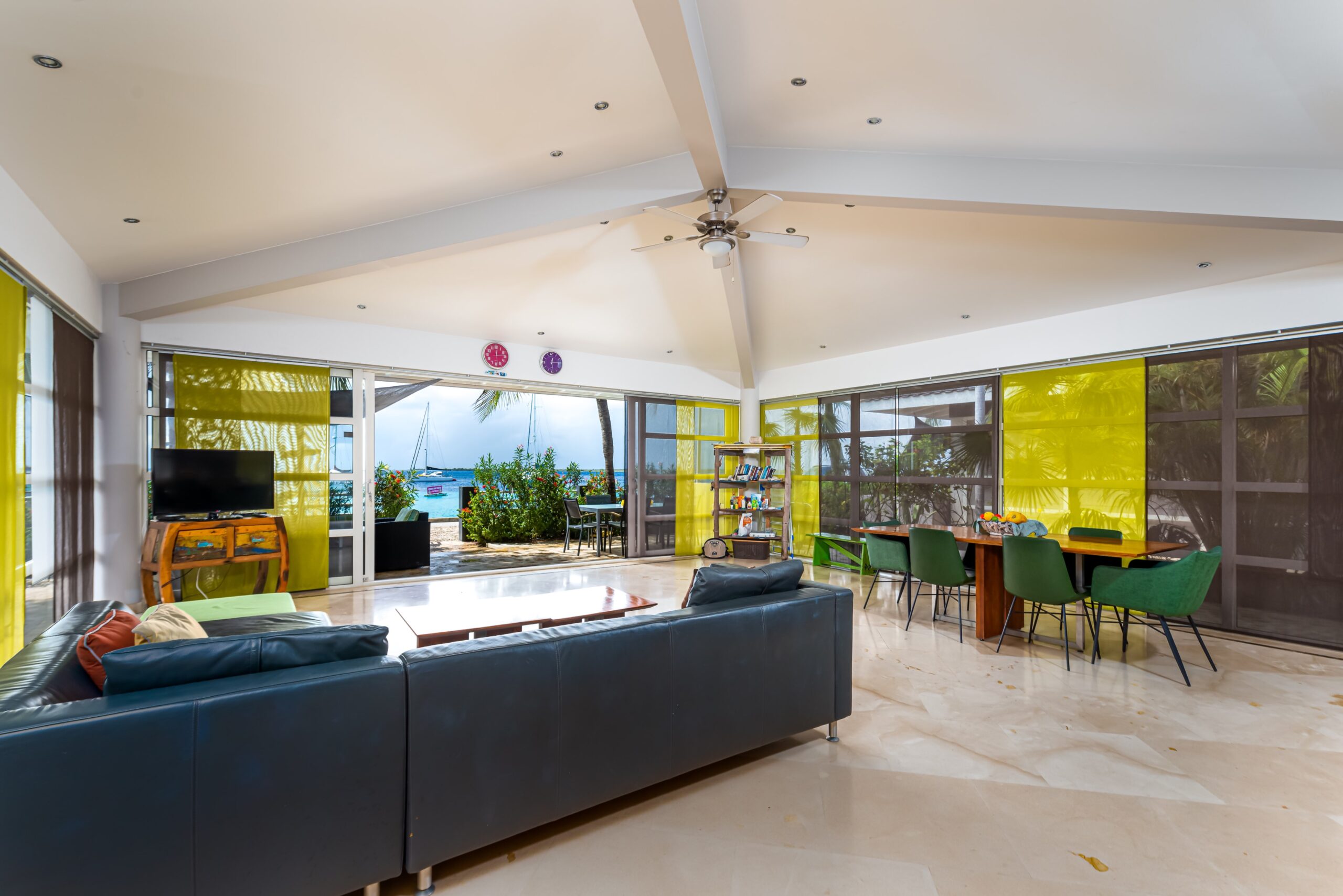 Interior living room, Villa Trepanier