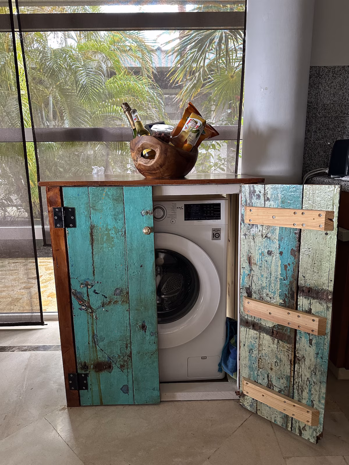 Laundry amenities Villa Trepanier