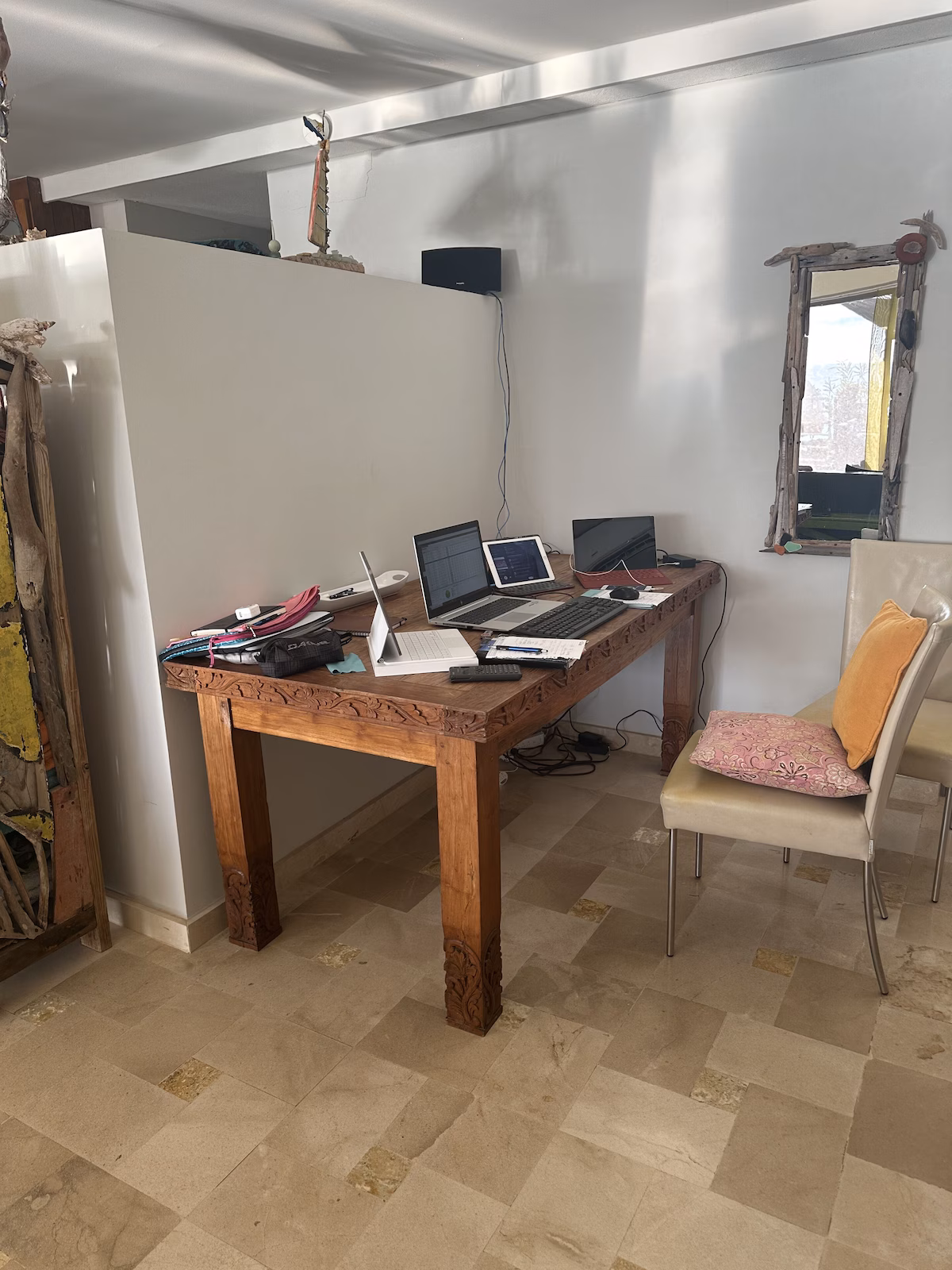 Work station area Villa Trepanier